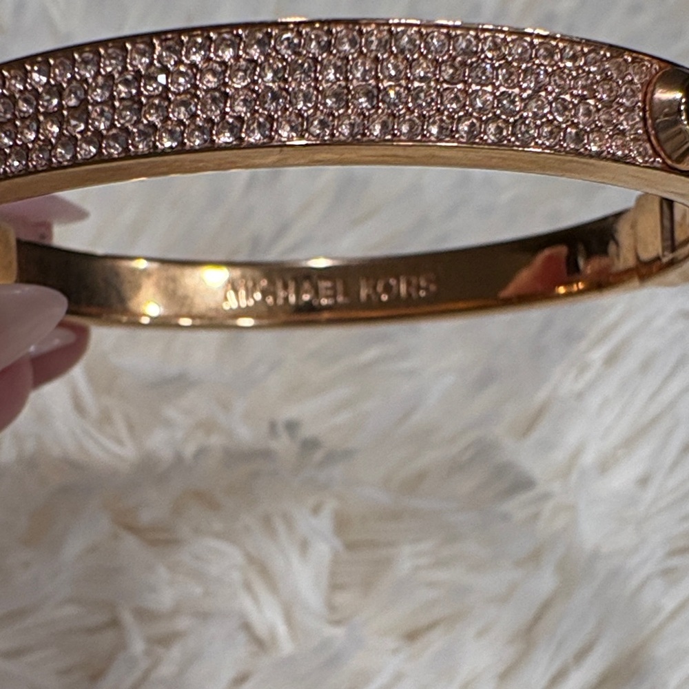 Michael Kors Rose Gold and Silver Sparkle Bracelet - Picture 2 of 8